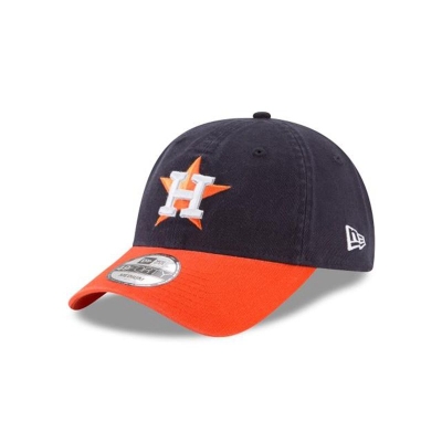 Blue Houston Astros Hat - New Era MLB Core Fit Road 49FORTY Fitted Caps USA8416057